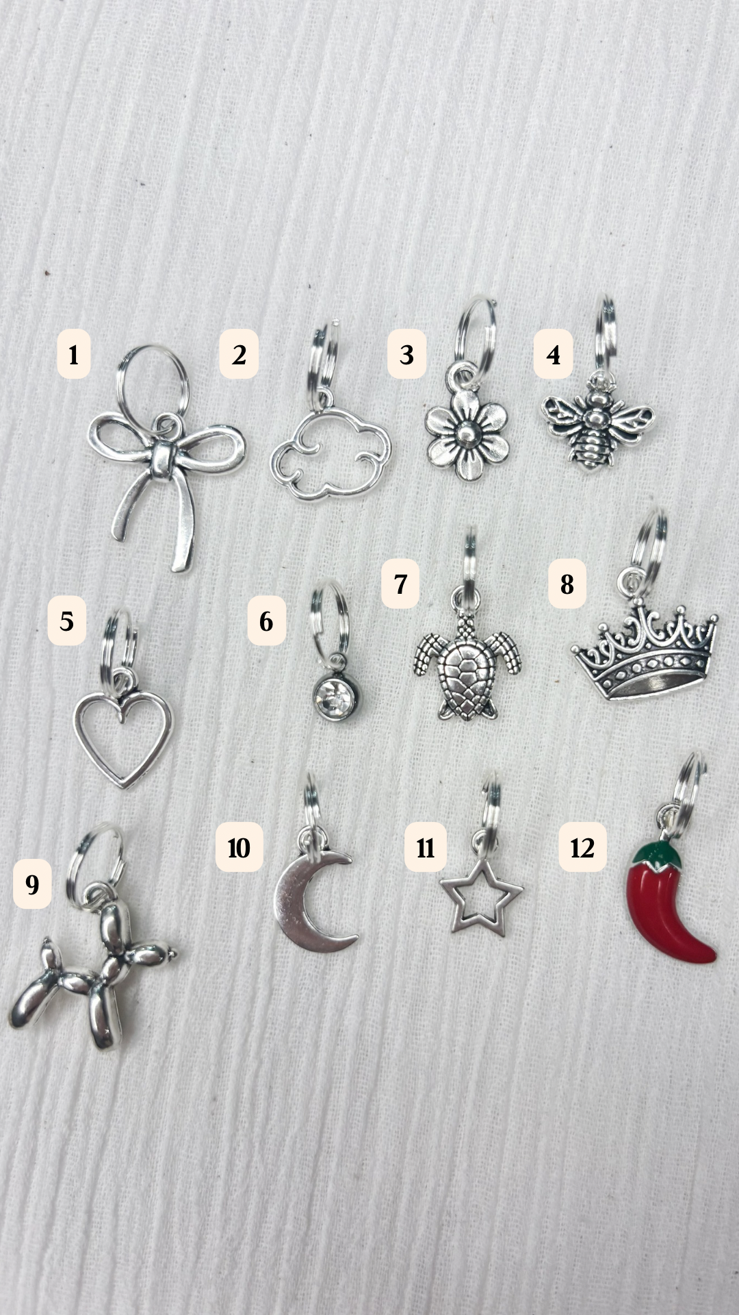 Metal Charms - ADD ON ONLY